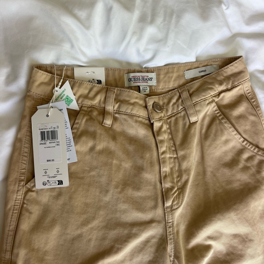 Guess Jeans Tan Cargo Pants